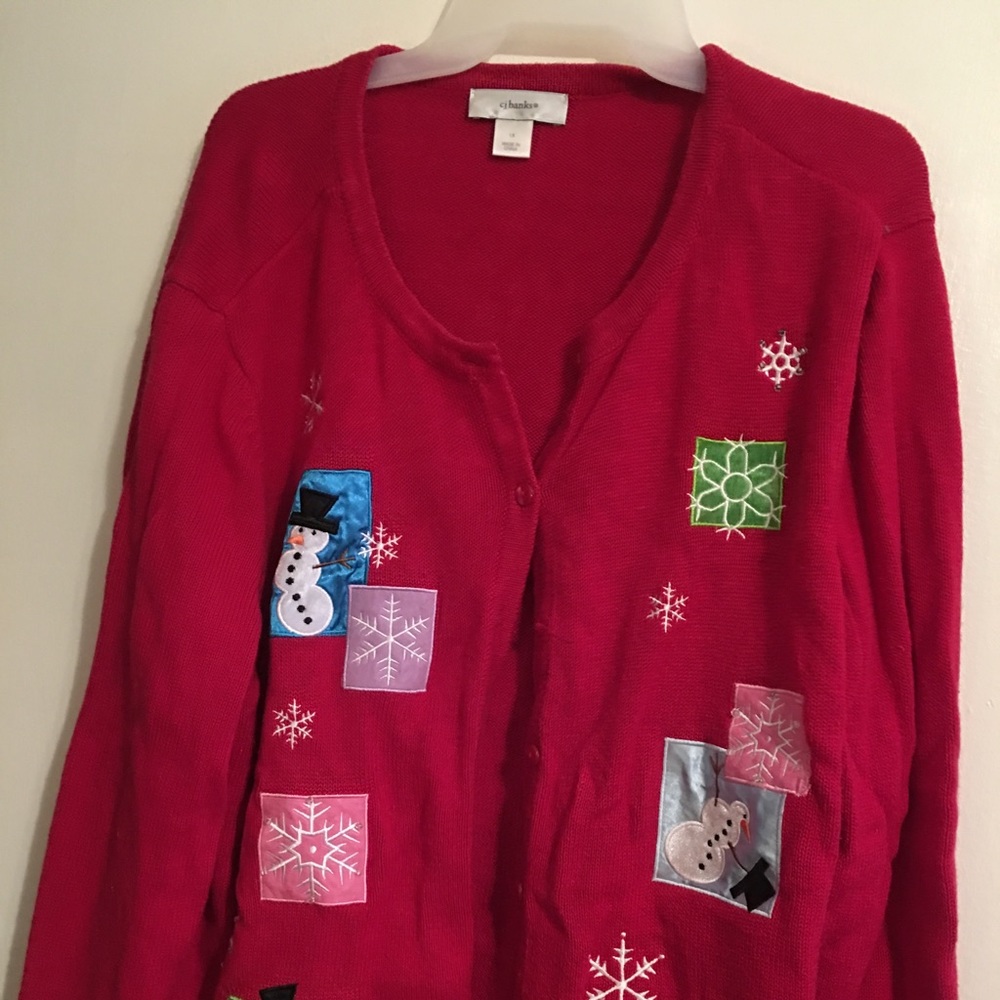 Red sweater